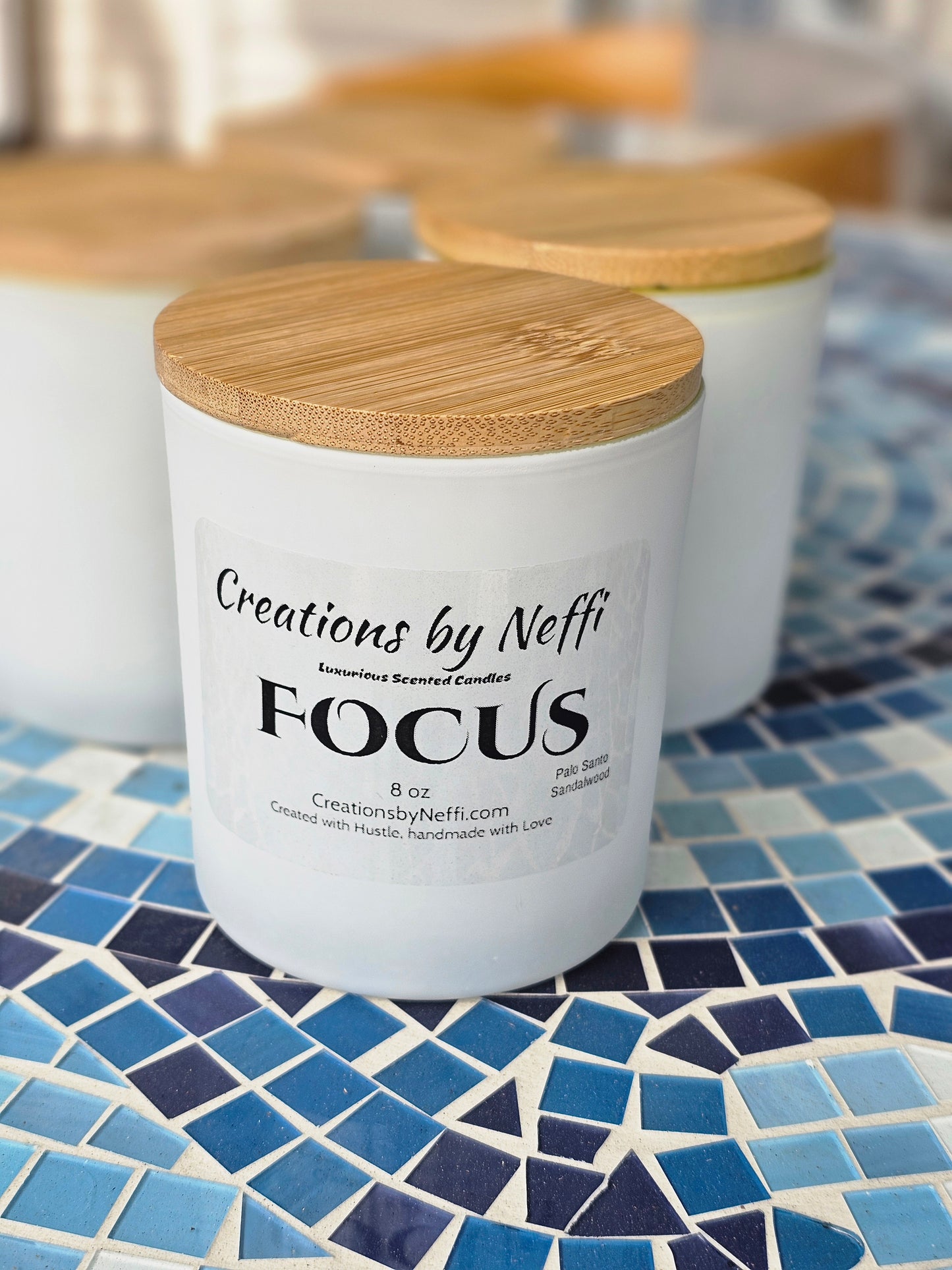 FOCUS 8 oz - Palo Santo and Sandalwood