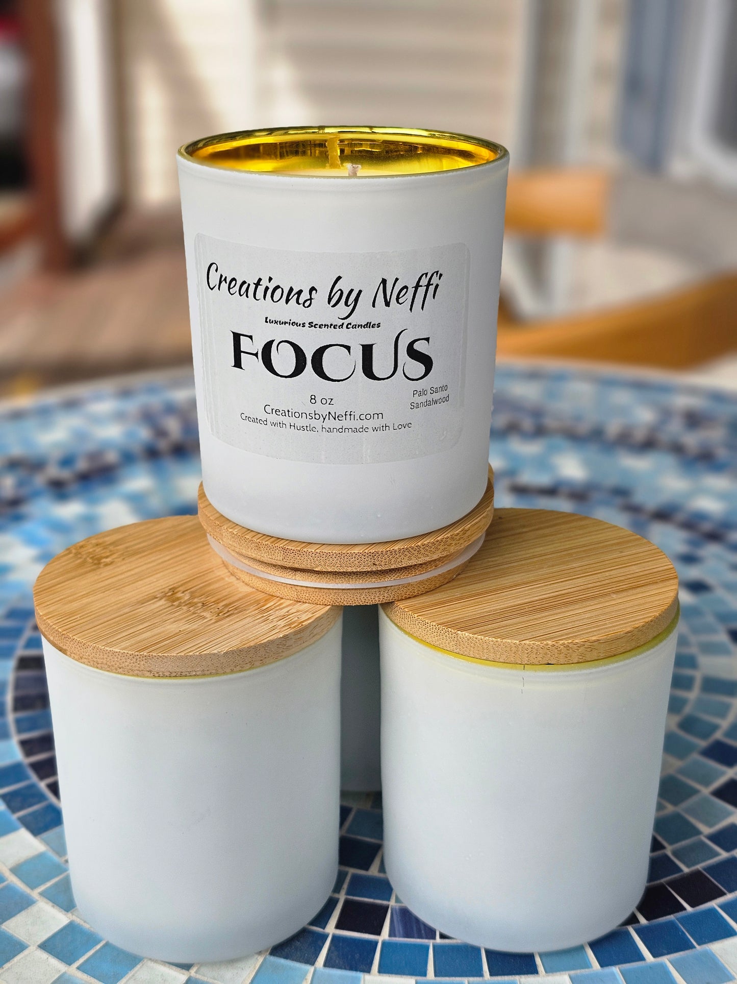 FOCUS 8 oz - Palo Santo and Sandalwood