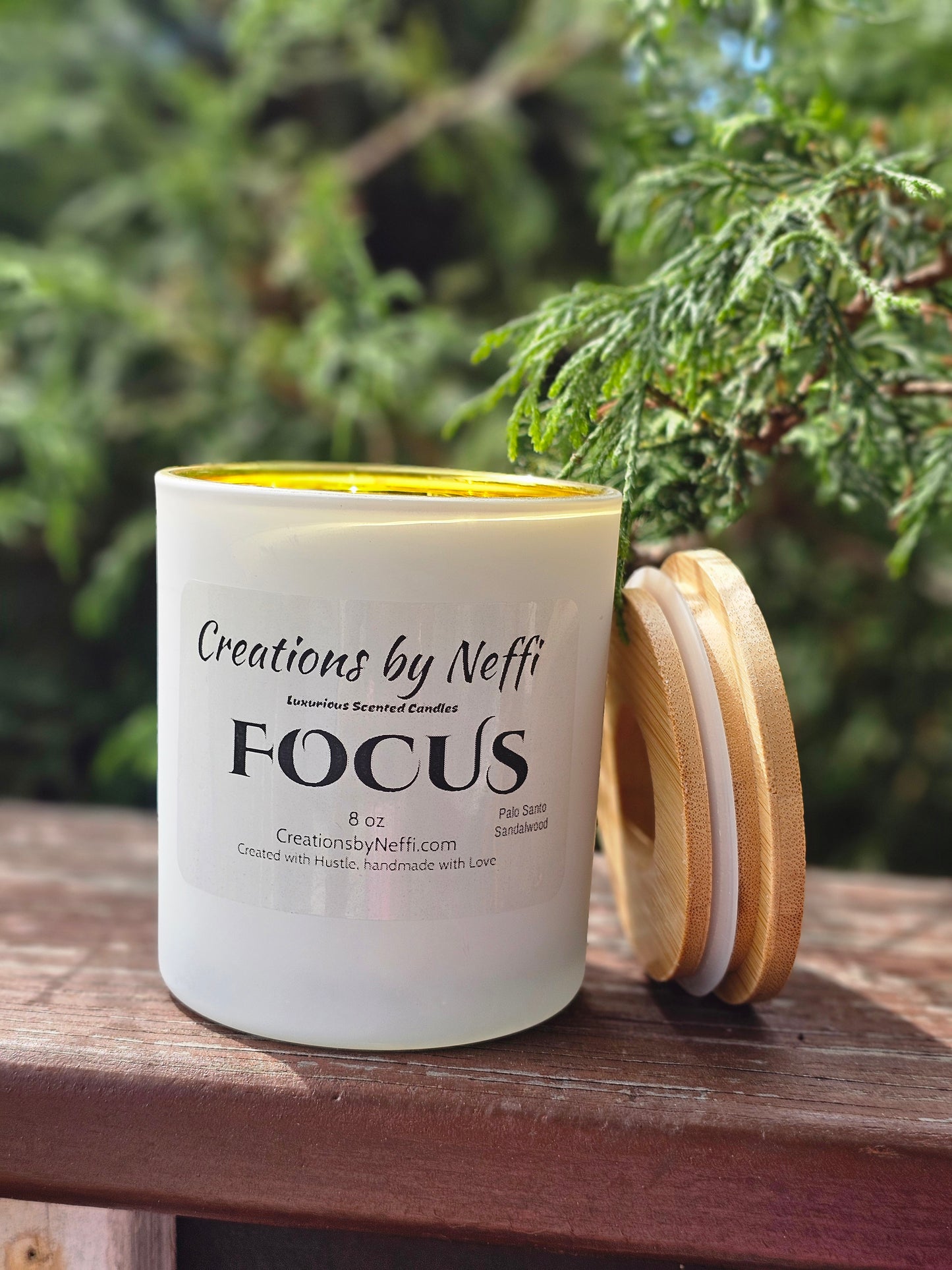 FOCUS 8 oz - Palo Santo and Sandalwood